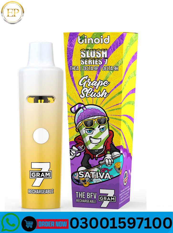 New 7 Gram THCA Disposable Vape – Slush Series In Lahore=03001597100